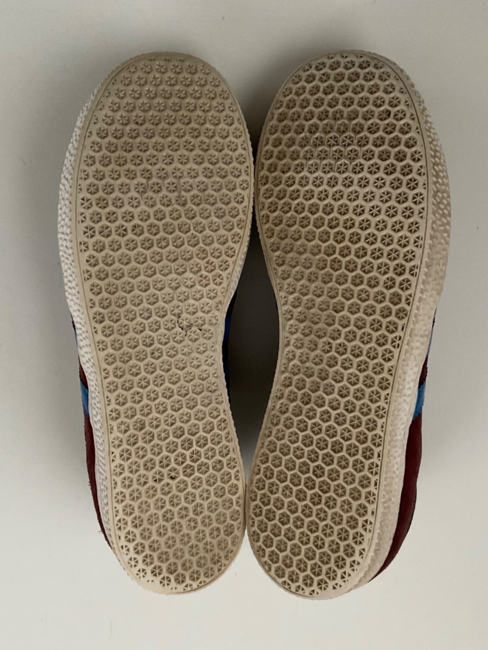 Adidas Gazelle OG Women’s Suede Sneaker Burgundy Blue Sz 5.5 Clean Girl Retro - Picture 7 of 8